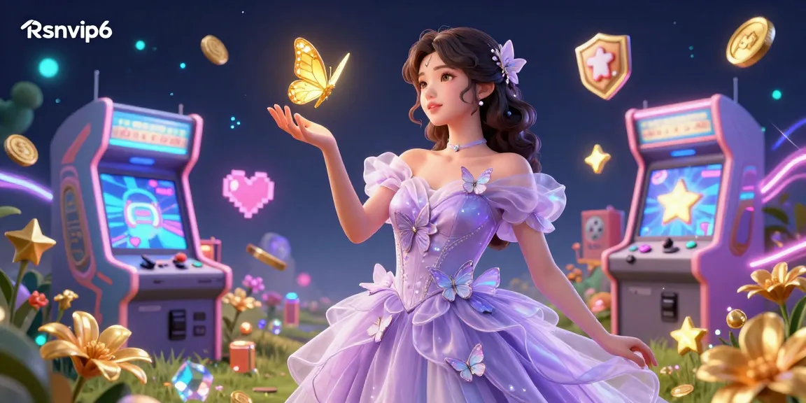 Bergabunglah dengan Rsnvip6 dalam ilustrasi kasino 3D yang cerah ini yang menampilkan elemen permainan yang imersif dan estetika yang glamor.