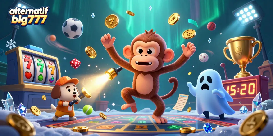 Engage in exciting gameplay with alternatif big777 featuring dynamic characters and vibrant casino elements.