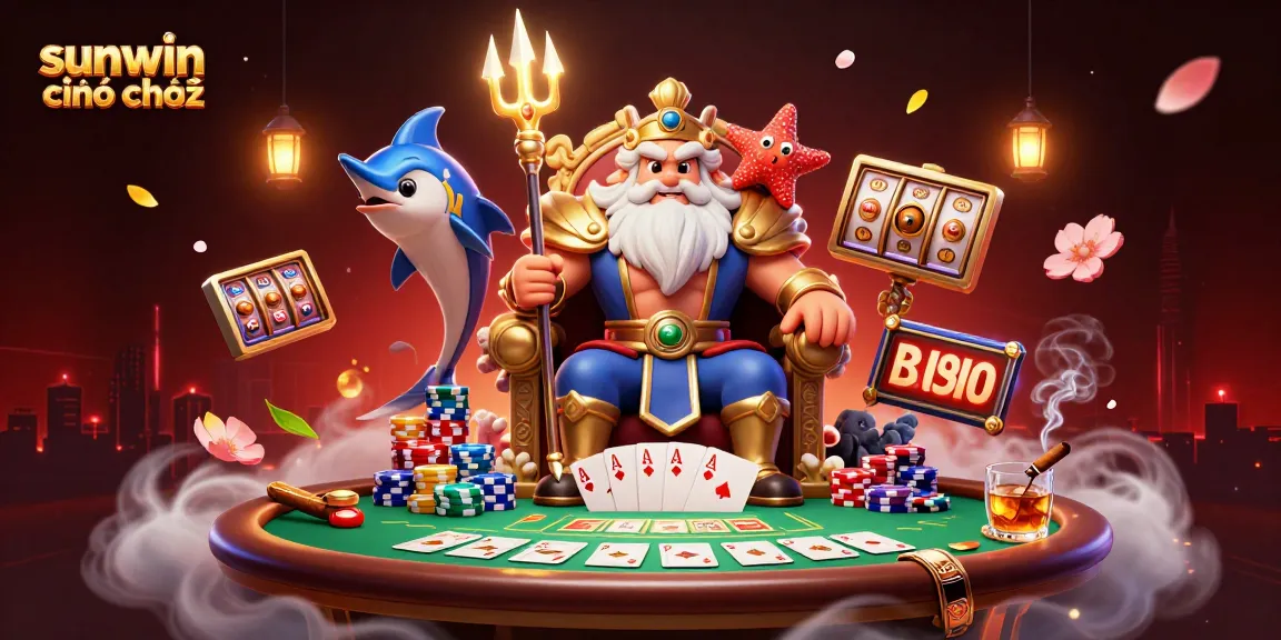 Engage with the vibrant scene of sunwin chính chủ, where Neptune oversees thrilling poker and slots action.